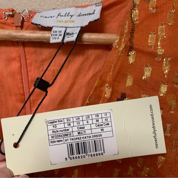 Never Fully Dress St. Tropez Katia Dress Size 6 NWT New - Picture 12 of 14